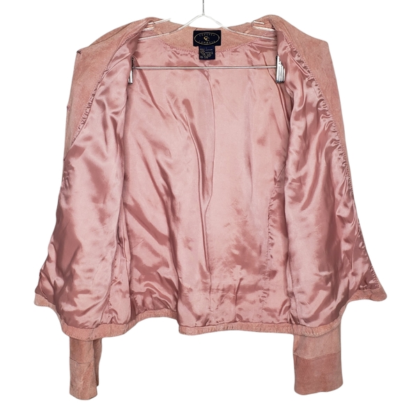 CHELSEA CAMBELL Pink Leather Jacket - Picture 4 of 7